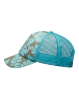 Girls Honey Coconut Trucker Cap in Oil Green