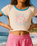 Girls Hey Yeah Yeah T-Shirt in Snow White