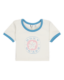 The Roxy Girls Girls Hey Yeah Yeah T-Shirt in Snow White