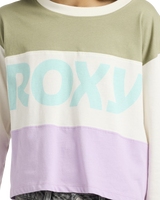 The Roxy Girls Girls Sundaze Sprit Sweatshirt in Coconut Milk