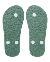 Girls Pebbles VII Flip Flops in Gold & Turquoise