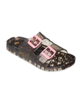 The Roxy Girls Girls Kattie Glitter Sandals in Black & Multi