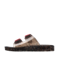 The Roxy Girls Girls Kattie Glitter Sandals in Black & Multi