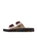 The Roxy Girls Girls Kattie Glitter Sandals in Black & Multi