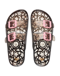 The Roxy Girls Girls Kattie Glitter Sandals in Black & Multi