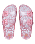 Girls Kattie Glitter Sandals in Plumeria