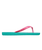 Girls Tahiti VII Flip Flops in Light Green & Magenta