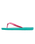 Girls Tahiti VII Flip Flops in Light Green & Magenta