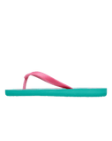 Girls Tahiti VII Flip Flops in Light Green & Magenta