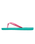 Girls Tahiti VII Flip Flops in Light Green & Magenta