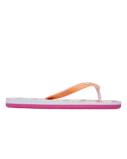 Girls Tahiti VII Flip Flops in Orange Twist