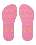 Girls Viva Stamp Flip Flops in Oak & Gold