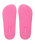 Girls Slippy II Printed Sliders in Light Green & Magenta
