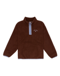 The Roxy Girls Girls Lucky Girl 1/4 Zip Fleece in Tiramisu