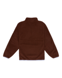 The Roxy Girls Girls Lucky Girl 1/4 Zip Fleece in Tiramisu