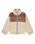 The Roxy Girls Girls For The Homies Zip Fleece Jacket in Parchment