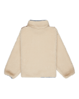 The Roxy Girls Girls For The Homies Zip Fleece Jacket in Parchment
