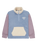 The Roxy Girls Girls Lazy Weekend 1/4 Zip Fleece Jacket in Blue Blizzard