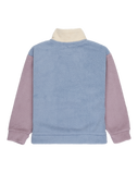 The Roxy Girls Girls Lazy Weekend 1/4 Zip Fleece Jacket in Blue Blizzard