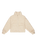 Girls Blurry Cloud Zip Fleece Jacket in Parchment