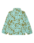 Girls Like Electricity Fleece Jacket in Oil Green