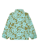 Girls Like Electricity Fleece Jacket in Oil Green