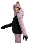 The Roxy Girls Girls Snowsylva Technical Jacket in True Black