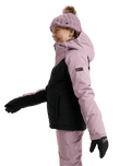 The Roxy Girls Girls Snowsylva Technical Jacket in True Black