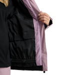 The Roxy Girls Girls Snowsylva Technical Jacket in True Black