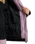 The Roxy Girls Girls Snowsylva Technical Jacket in True Black