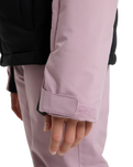 The Roxy Girls Girls Snowsylva Technical Jacket in True Black
