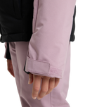The Roxy Girls Girls Snowsylva Technical Jacket in True Black