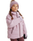 The Roxy Girls Girls Snowyhill Technical Puffer Jacket in Discreet Mauve