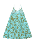 The Roxy Girls Girls Sunlit Dreams Tent Dress in Oil Green The Mo Mini Rg