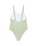Girls Bico Active One Piece Swimsuit in Oil Green