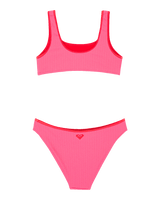 Girls Aruba Bralette Bikini Set in Sangria Sunset