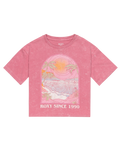 The Roxy Girls Girls Sun For All Seasons T-Shirt in Heather Rose