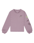 The Roxy Girls Girls Orchid Go Long Sleeve T-Shirt in Nirvana