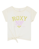 Girls Pura Playa T-Shirt in Coconut Milk