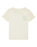 Girls Lily Night Vintage T-Shirt in Coconut Milk