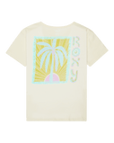 Girls Lily Night Vintage T-Shirt in Coconut Milk