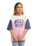 The Roxy Girls Girls Snow Starlight T-Shirt in Coconut Milk