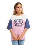 The Roxy Girls Girls Snow Starlight T-Shirt in Coconut Milk