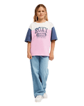 The Roxy Girls Girls Snow Starlight T-Shirt in Coconut Milk