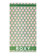 Cold Water Printed Towel in Basil Party Waves