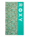 Cold Water Printed Towel in Oil Green Wildside Paisley