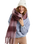The Roxy Womens Cute Blush Scarf in Nirvana Be Bold Plaid