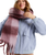 The Roxy Womens Cute Blush Scarf in Nirvana Be Bold Plaid