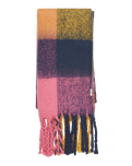 The Roxy Womens Cute Blush Scarf in Ochre Elmer Plaid