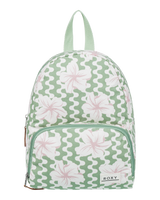 The Roxy Always Core Canvas Backpack in Basil Party Waves